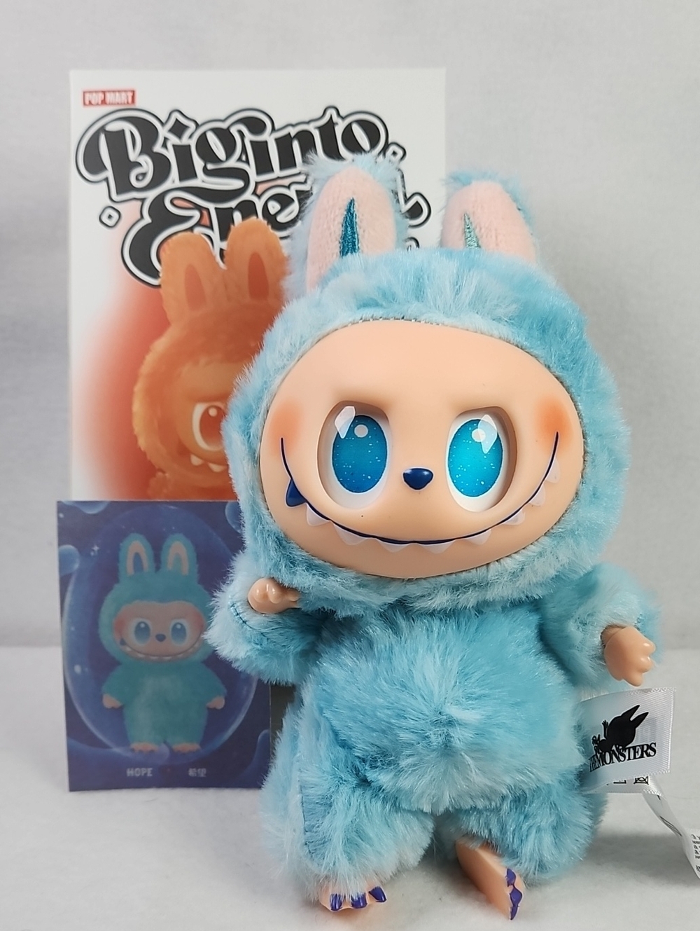 Big Into Eyes HOPE Plush Monster Figure - Blue
